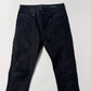 Saint Laurent Paris SS19 Waxed D17 Bootcut Denim