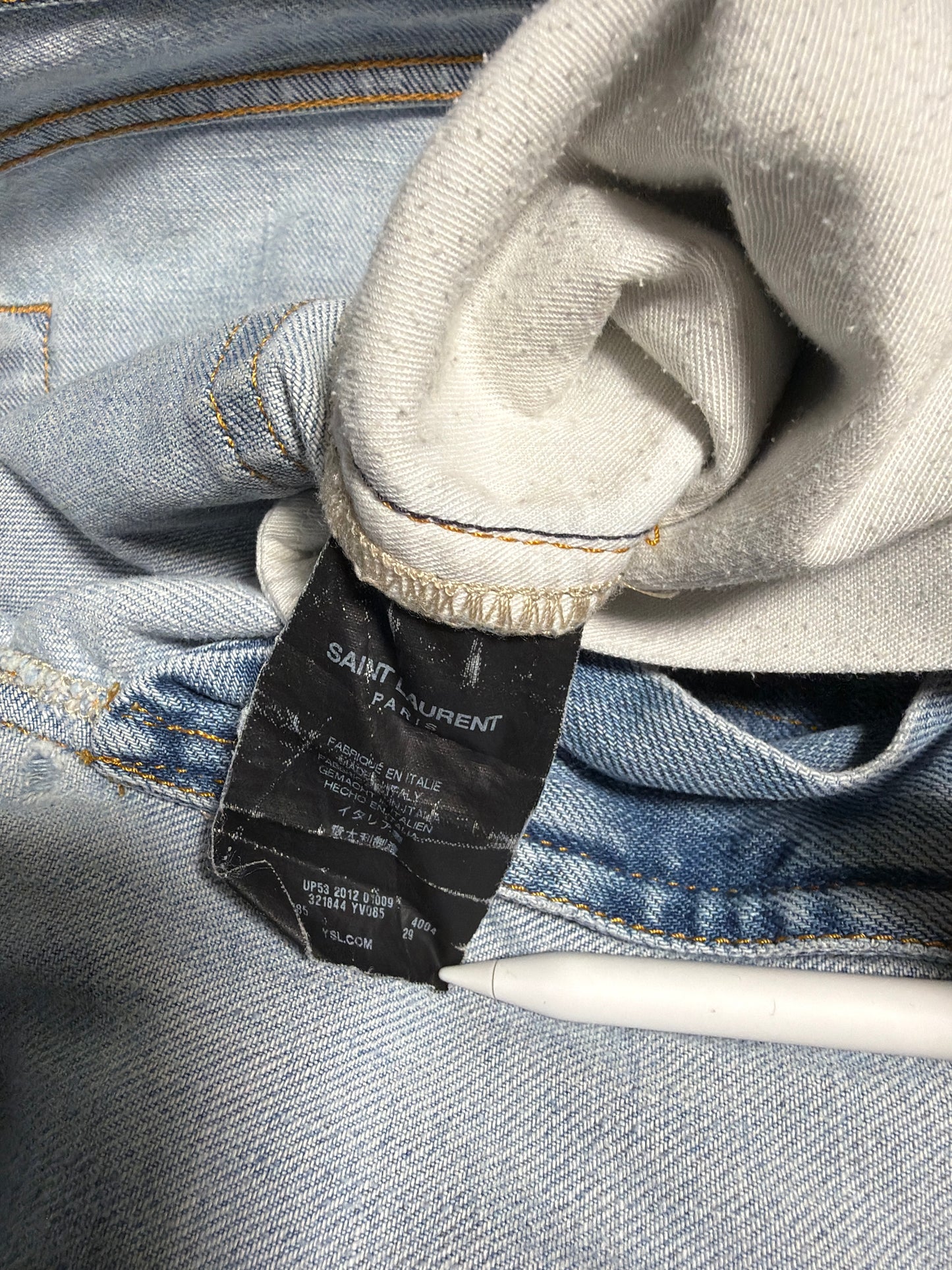Saint Laurent Paris SS13 Denim
