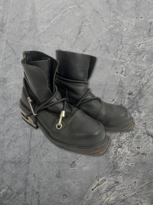 Dirk Bikkembergs AW1996 Steel Heel Cable Bungee Boots