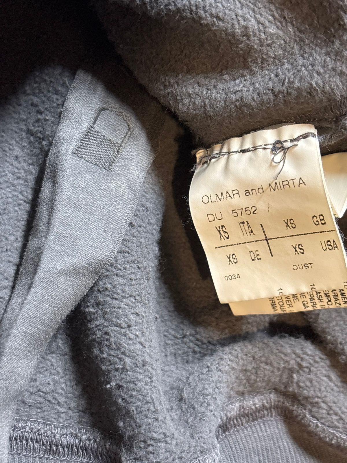 Rick Owens AW08 Dust Zip Up
