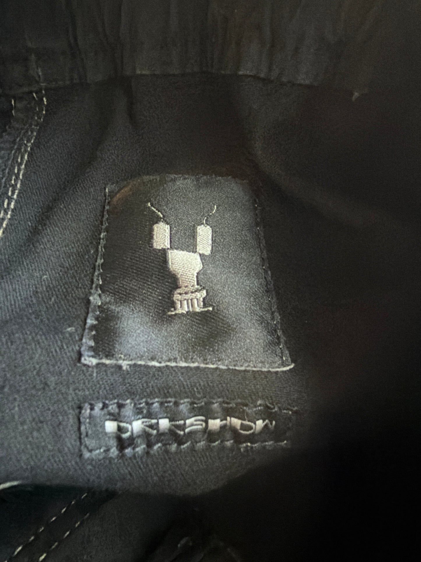Rick Owens SS19 Creatch Waxed Drop Crotch Cargo Shorts
