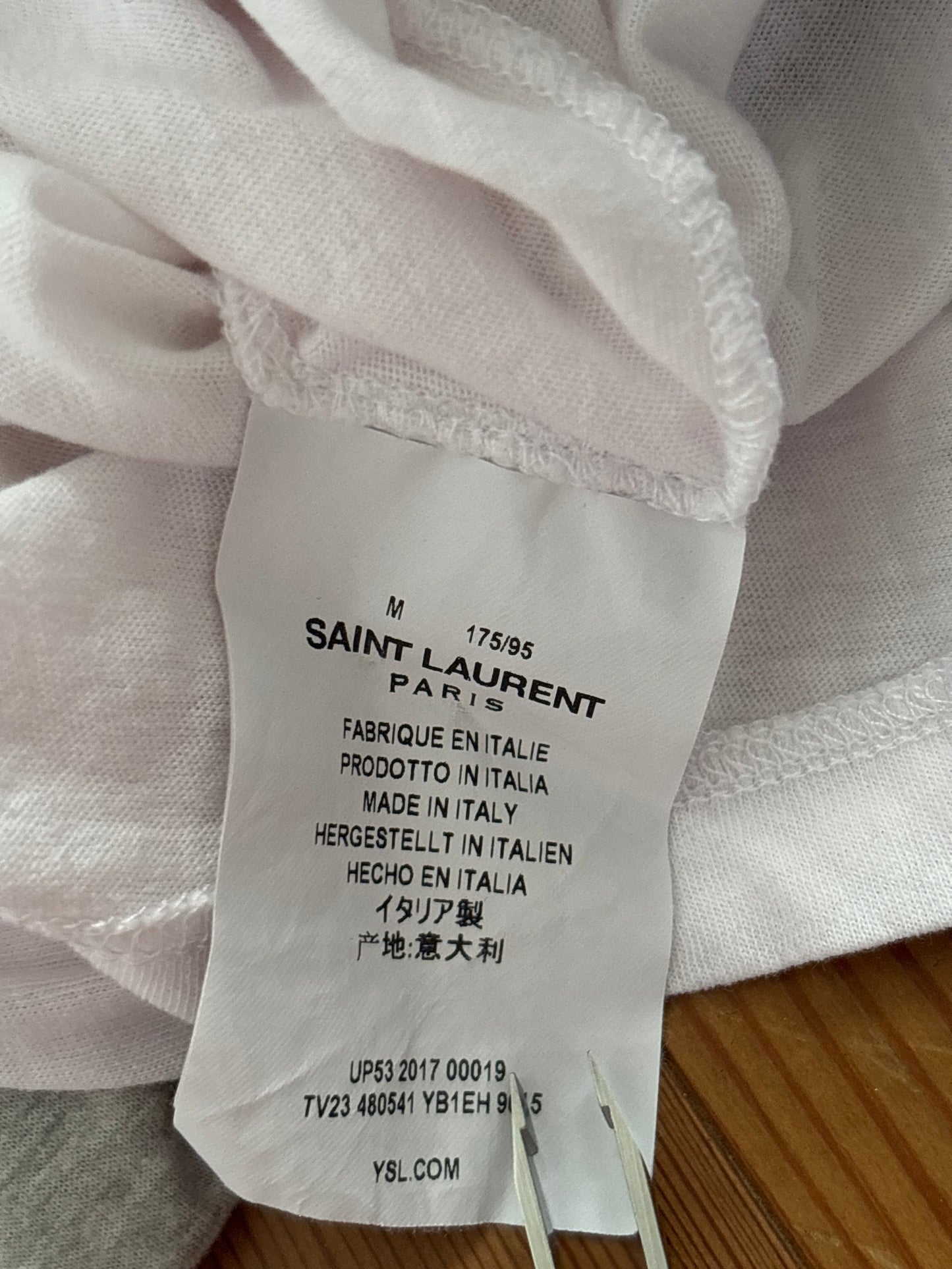 Saint Laurent AW17 University Tee