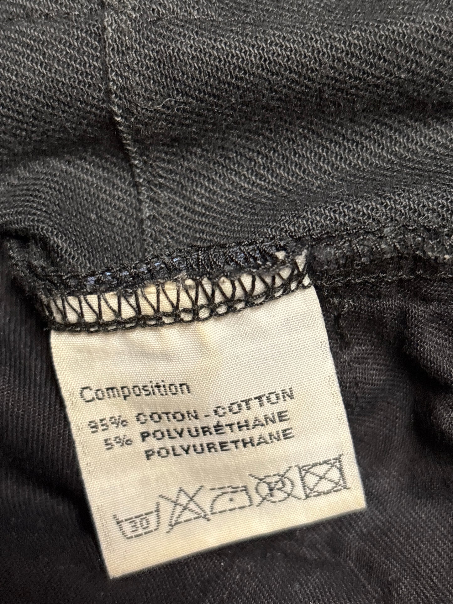 Dior Homme AW08 Blue Luster Coated Denim