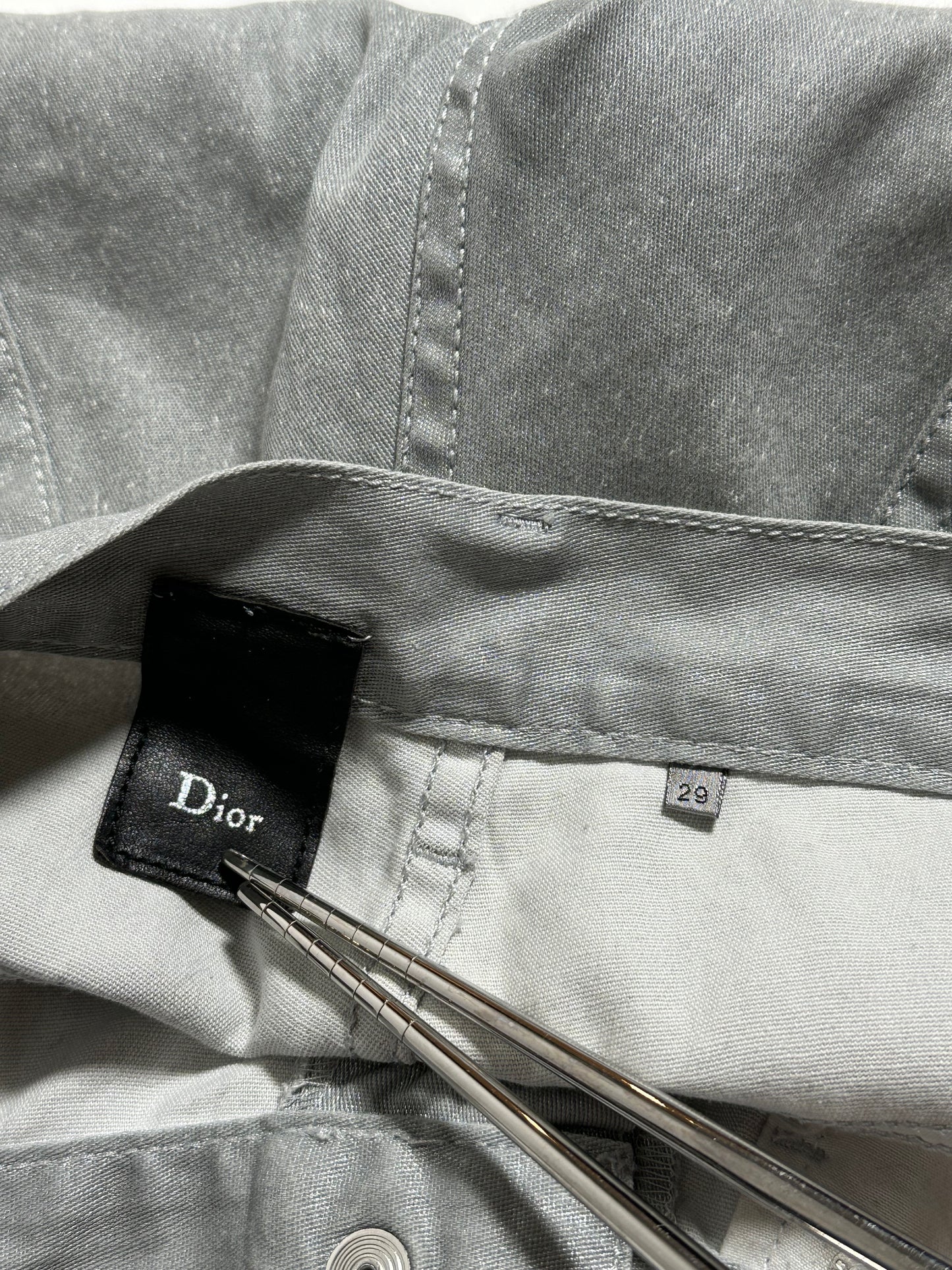 Dior Homme SS06 Silver Glitter Pants