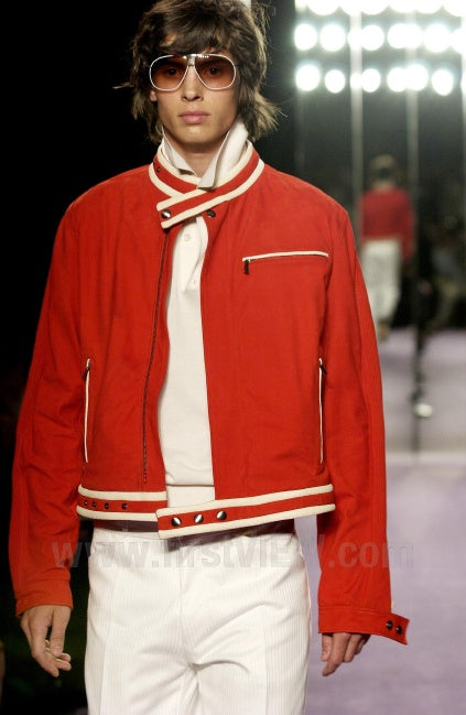 Yves Saint Laurent SS04 Runway Leather Jacket