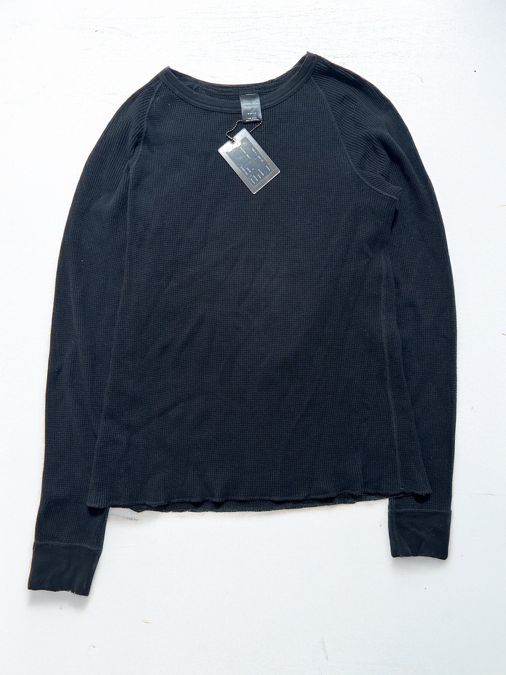 Number (N)ine FW04 Black Thermal Shirt