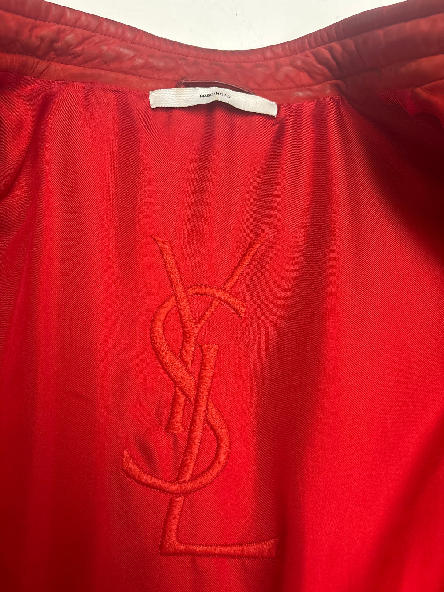 Yves Saint Laurent SS04 Runway Leather Jacket