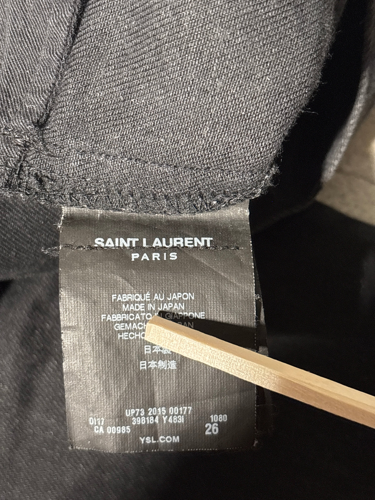 Saint Laurent SS15 D01 SK LW Denim