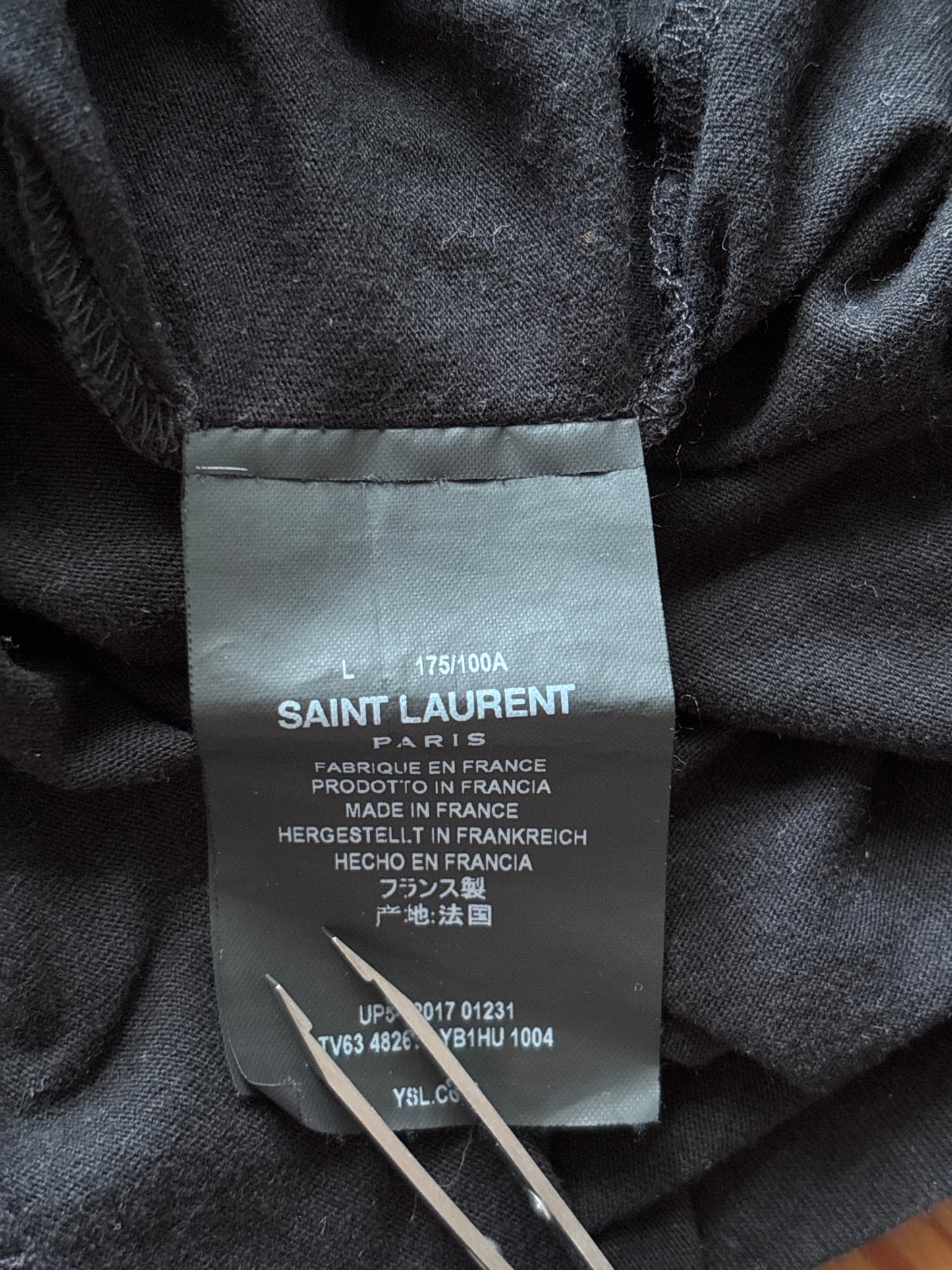 Saint Laurent AW17 No Smoking Tee