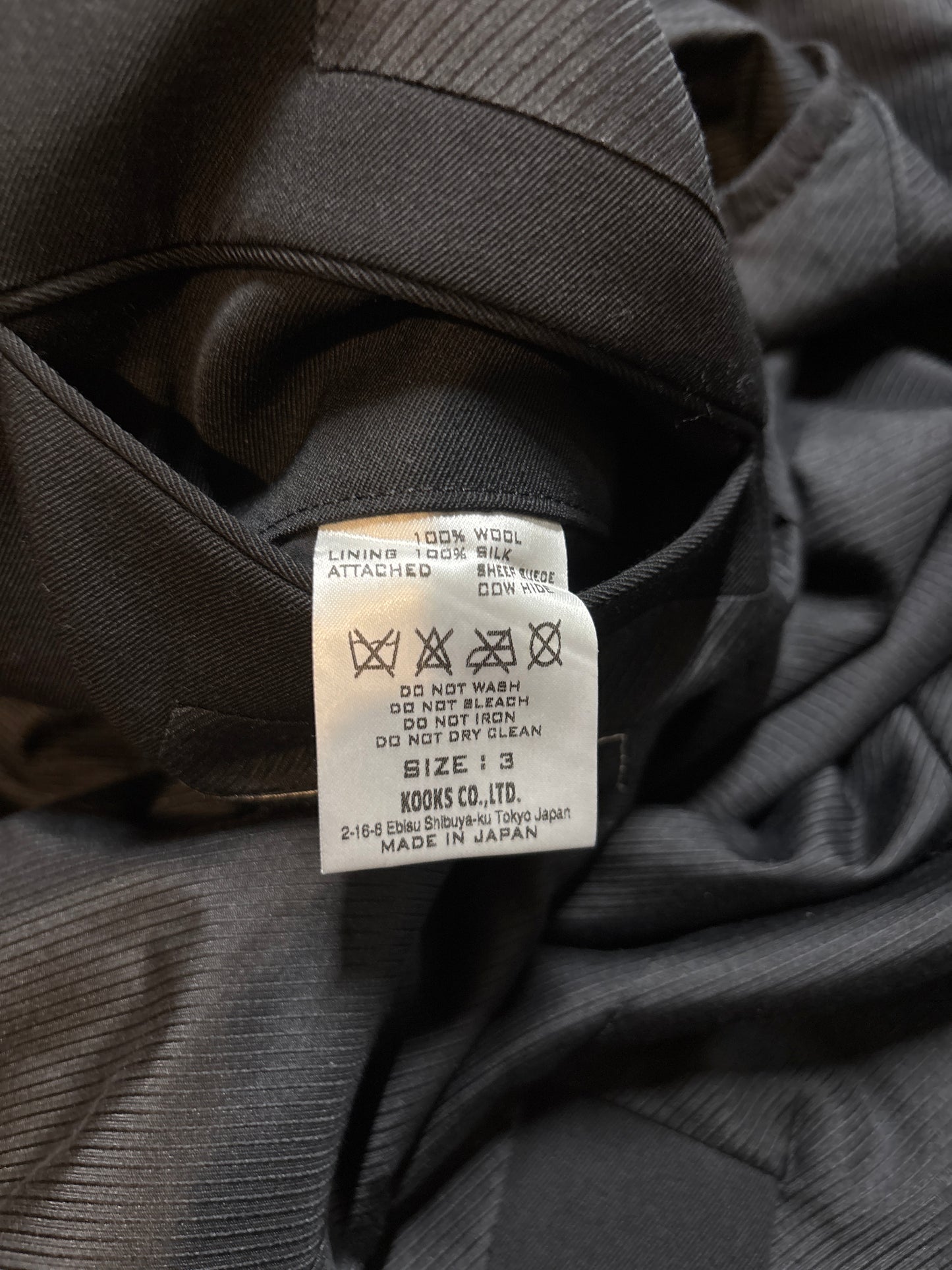 Number (N)ine AW06 Runway Noir Blazer