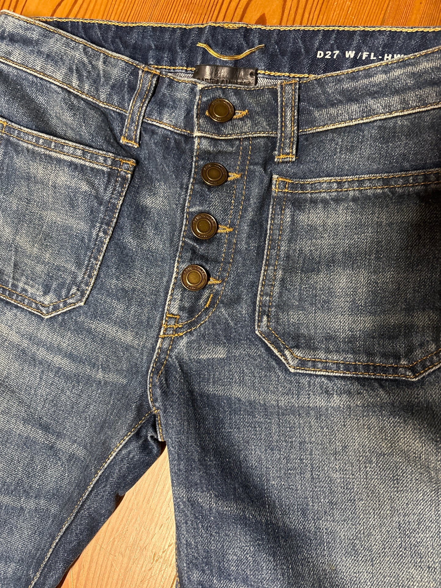 Saint Laurent AW18 Bootcut Denim