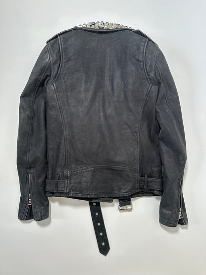 Balmain SS11 Studded Crystal Biker Jacket
