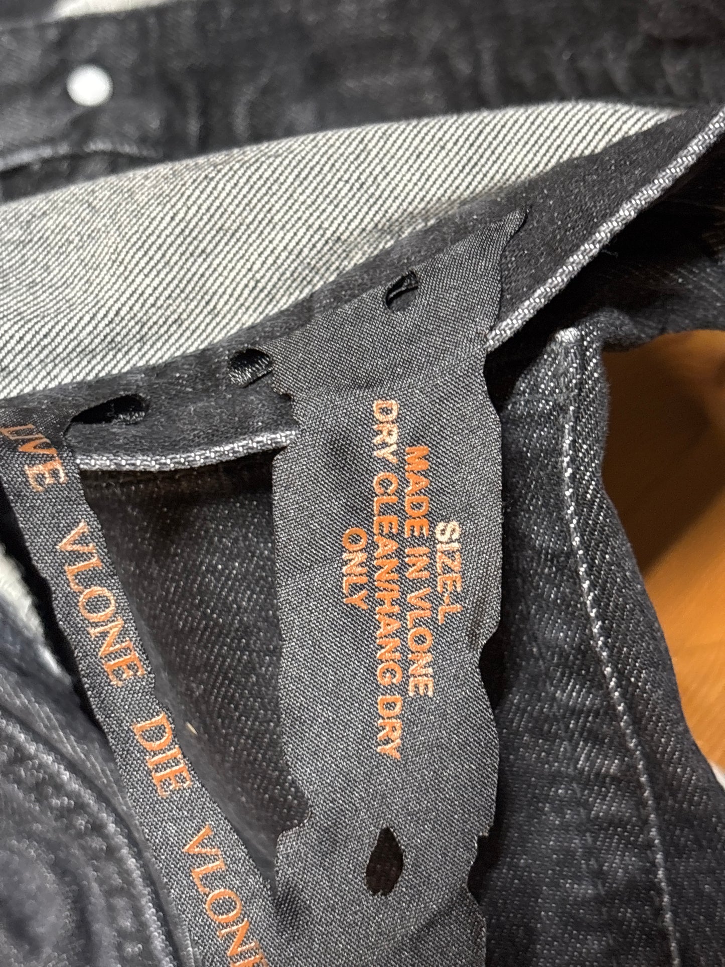 Vlone SS18 Black Palm Tree Denim