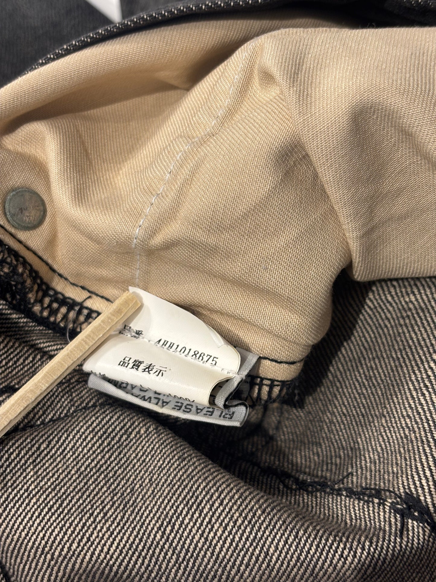 Dior Homme AW04 Luster Waxed Denim