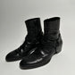 Saint Laurent Paris FW16 Black Chain Wyatt Boots