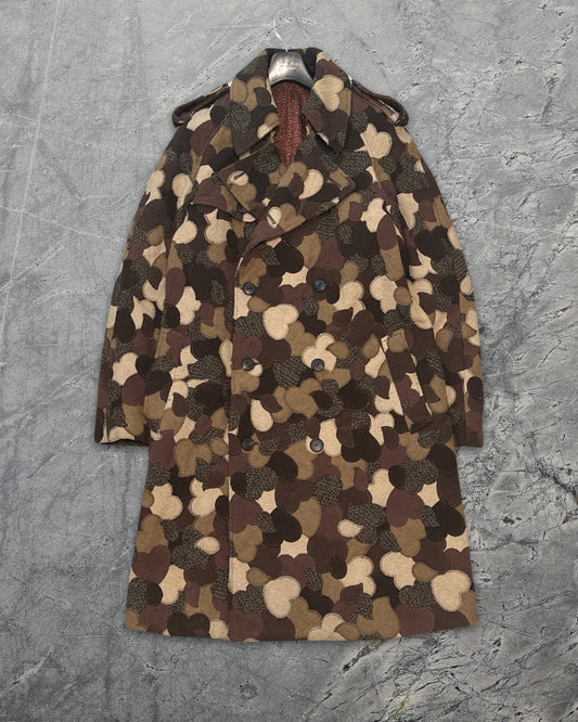 **1/3** Number (N)ine SSAW03 Heart Patchwork Trenchcoat