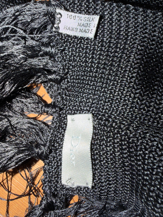 Dior Homme SS08 Silk Fringe Scarf