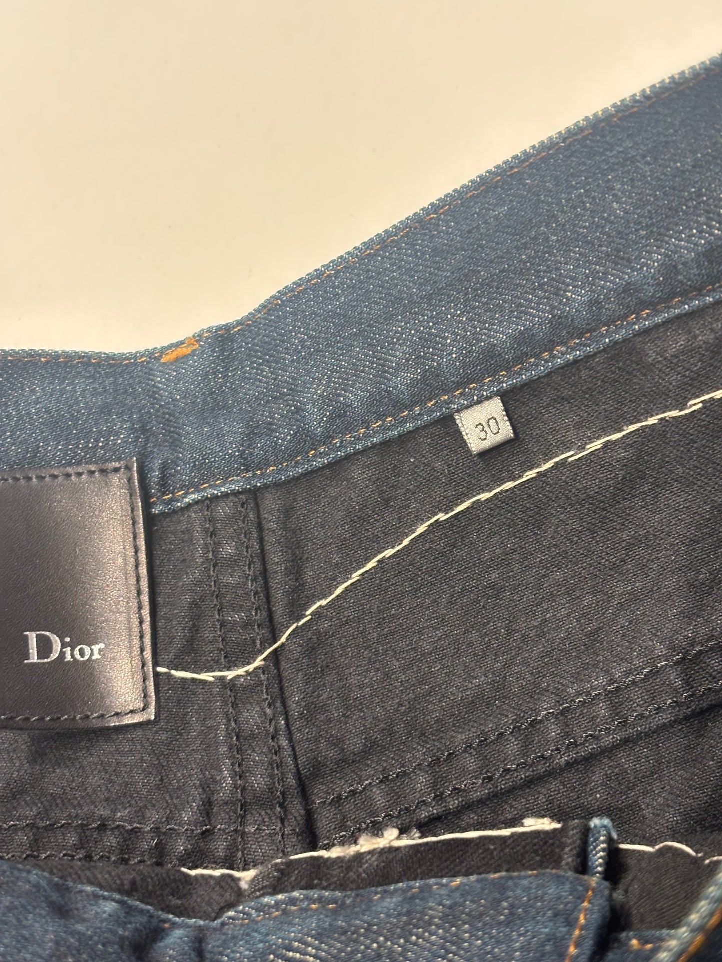 Dior Homme AW06 Cummerbund Denim
