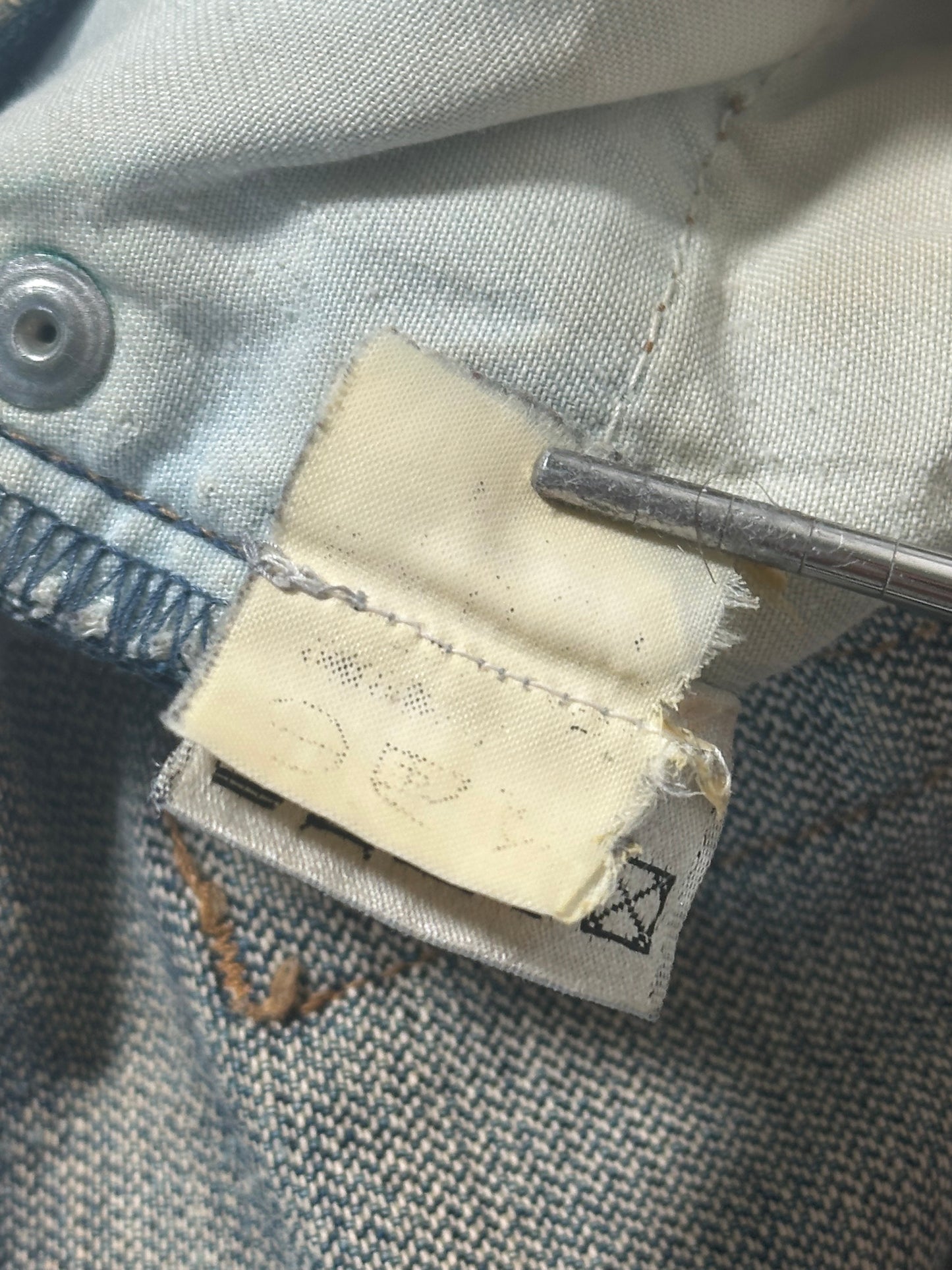 Dior Homme AW04 Rust Denim