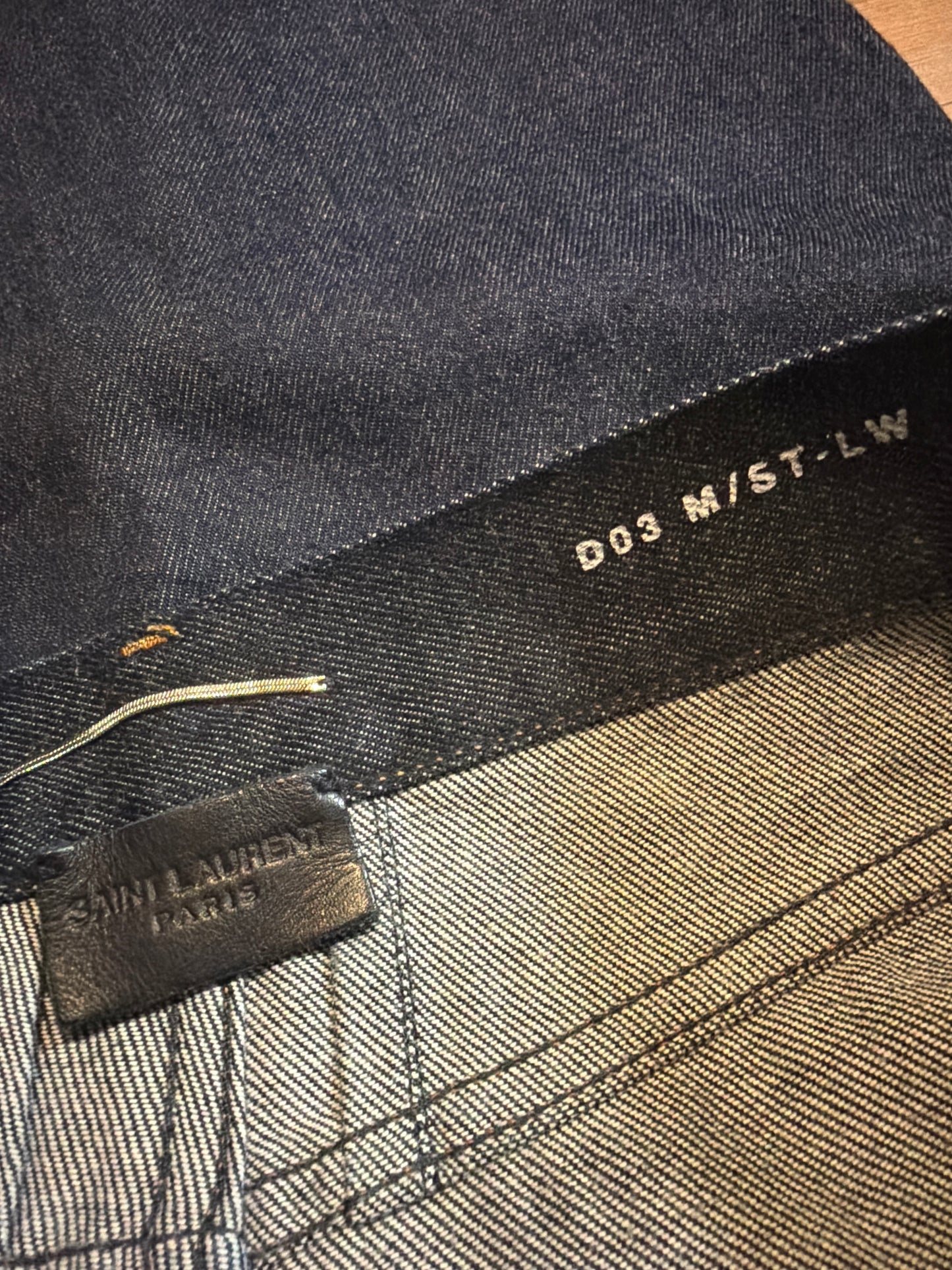 Saint Laurent AW14 D03 Selvedge Denim