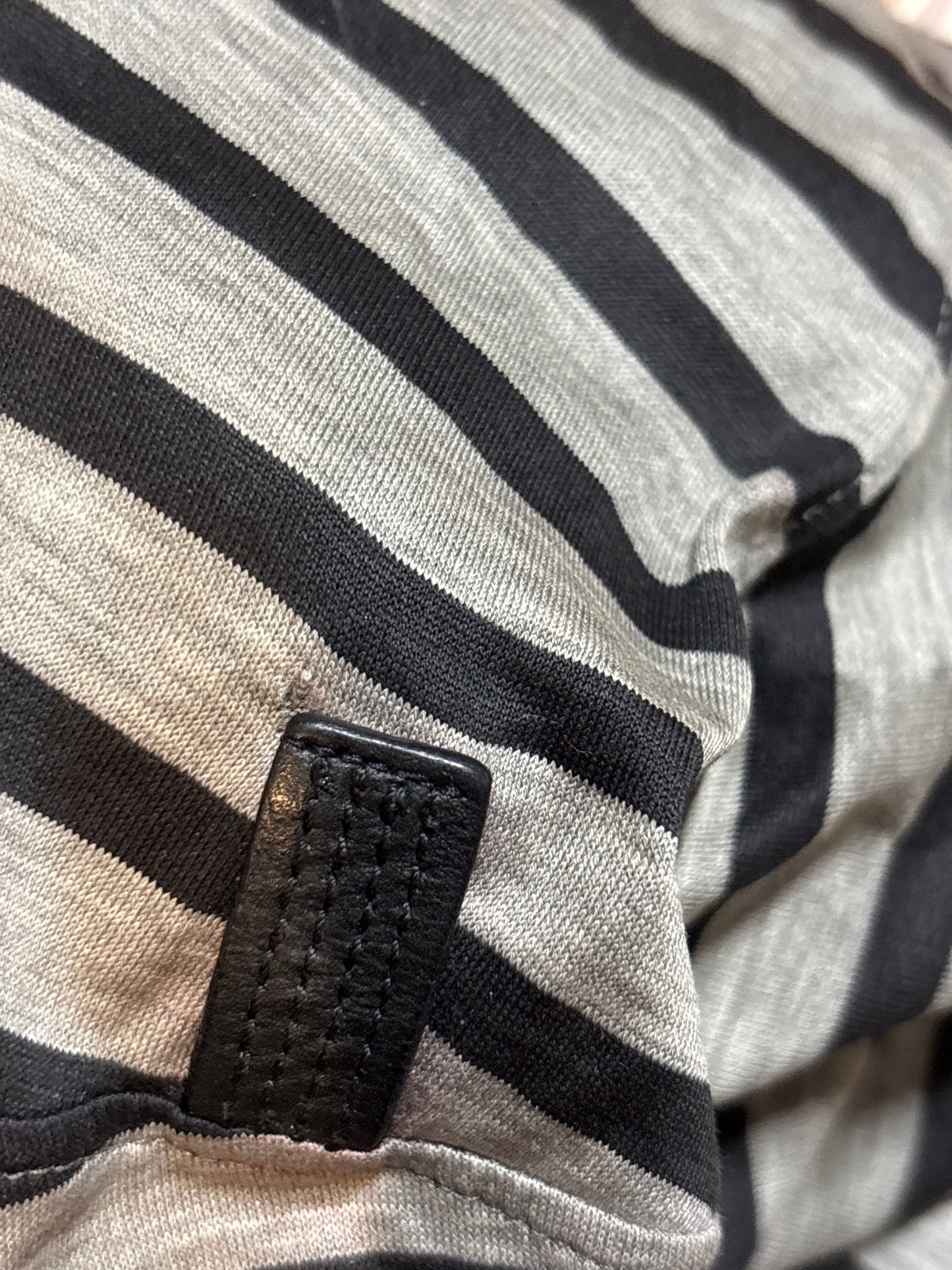 Dior Homme AW04 VOTC Leather Shoulder Tee