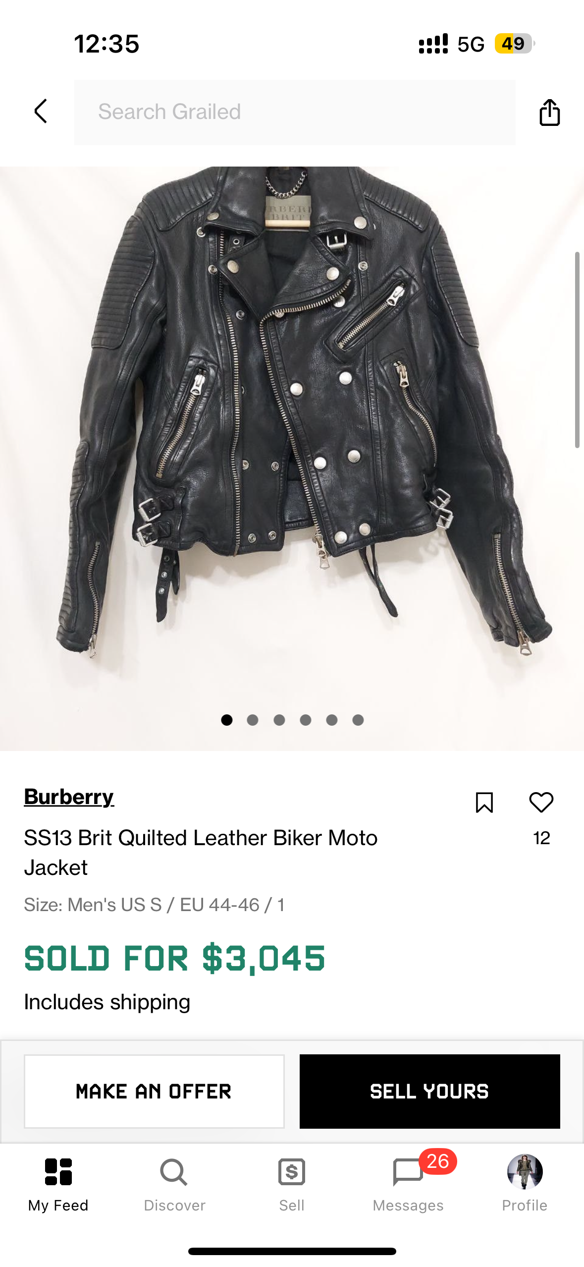 Burberry Brit 2011 Iconic Biker Jacket