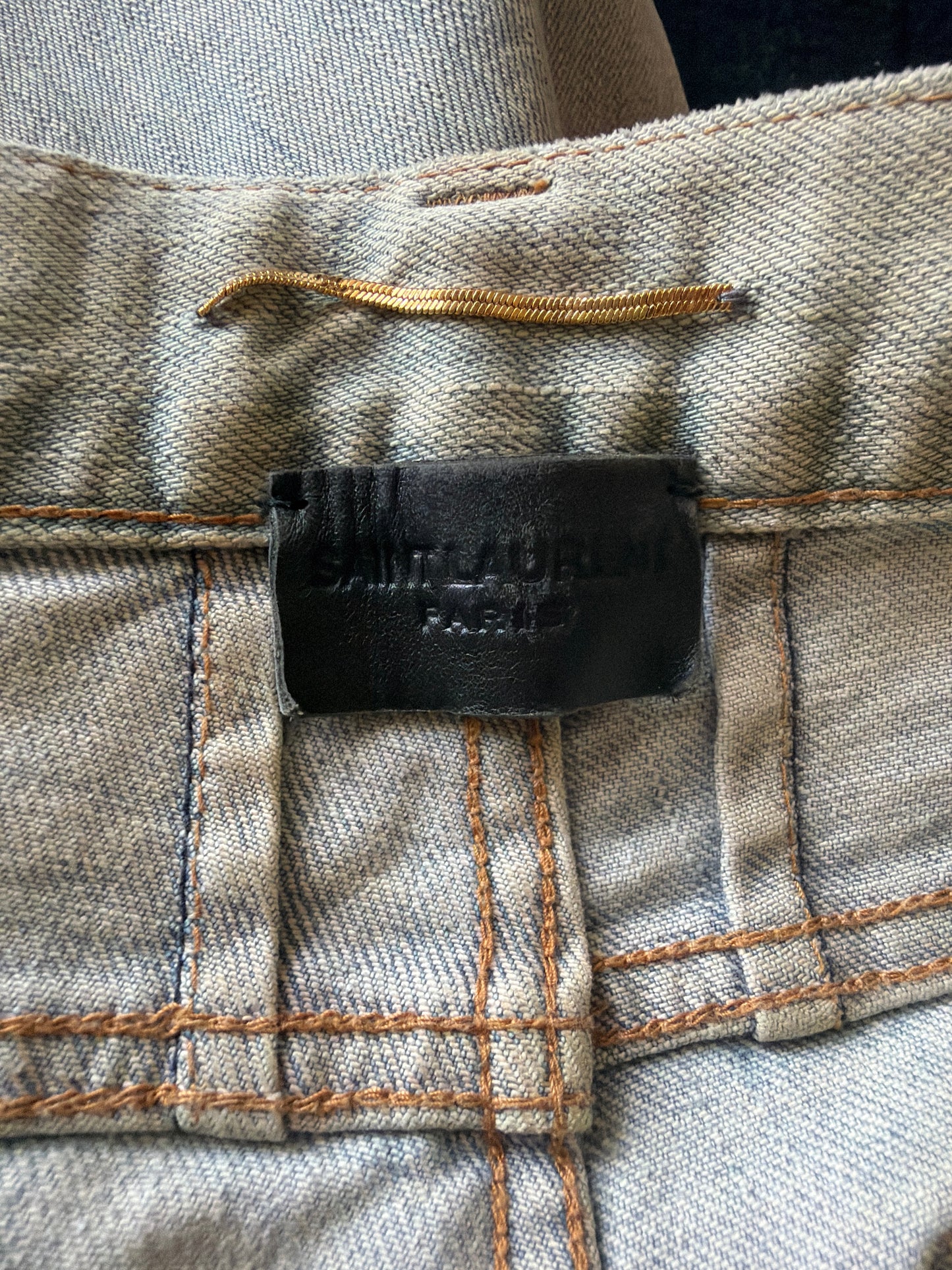 Saint Laurent SS16 D01 Crash Denim