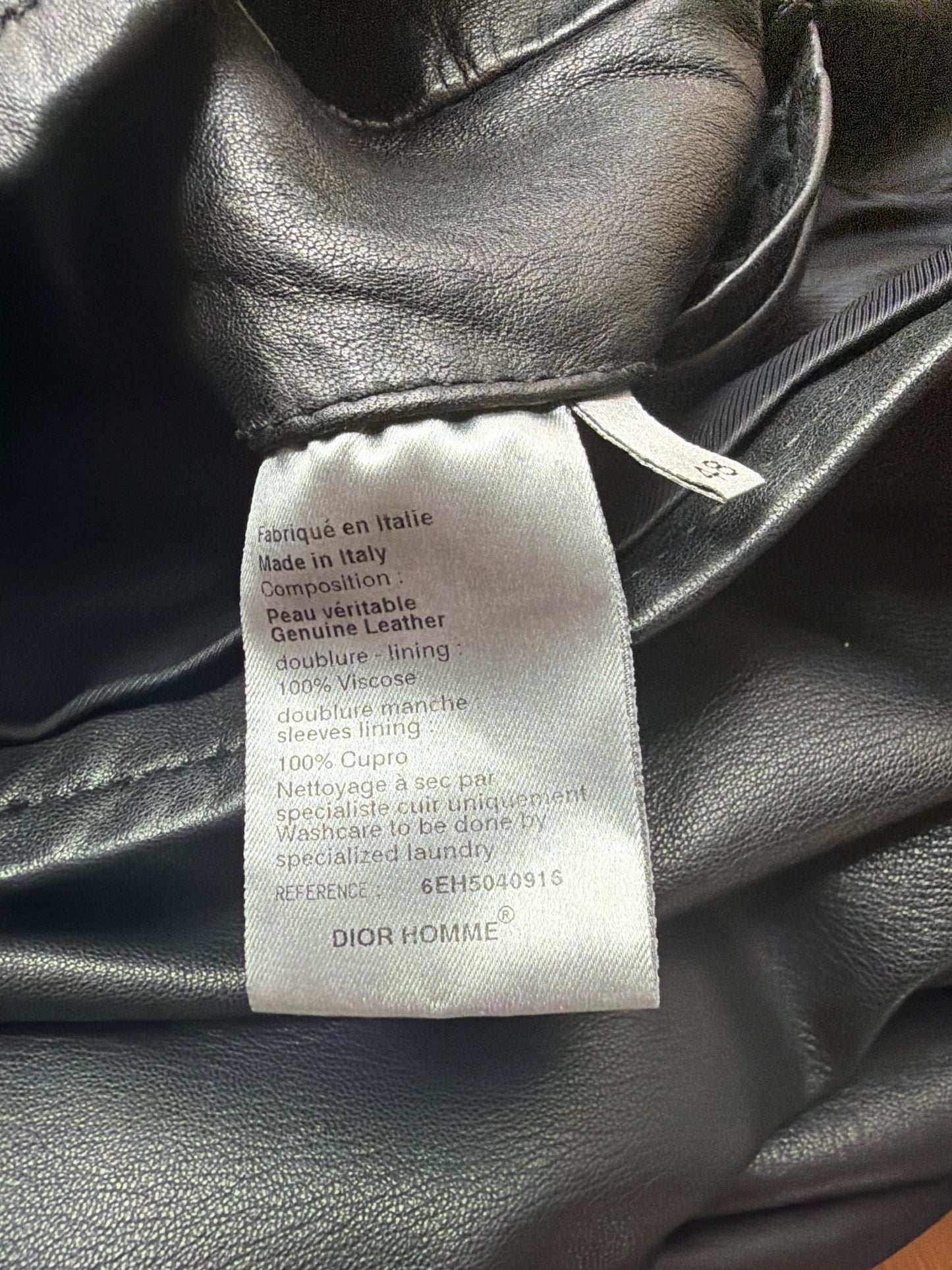 Dior Homme SS06 4 Pocket Leather Jacket