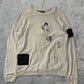 Raf Simons AW01 Riot Patch Distressed Sweater