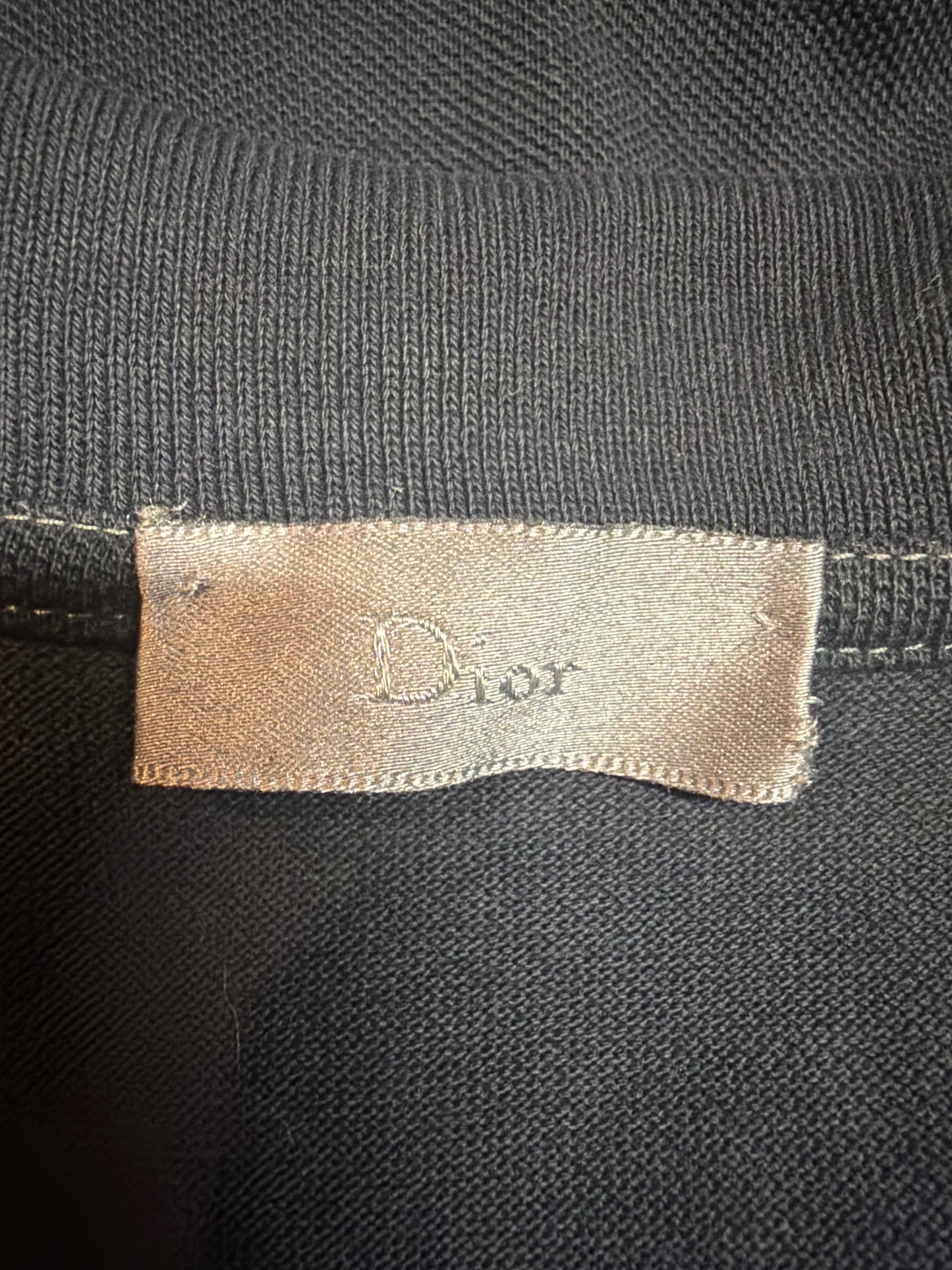 Dior Homme SS03 Round Collar Polo Shirt