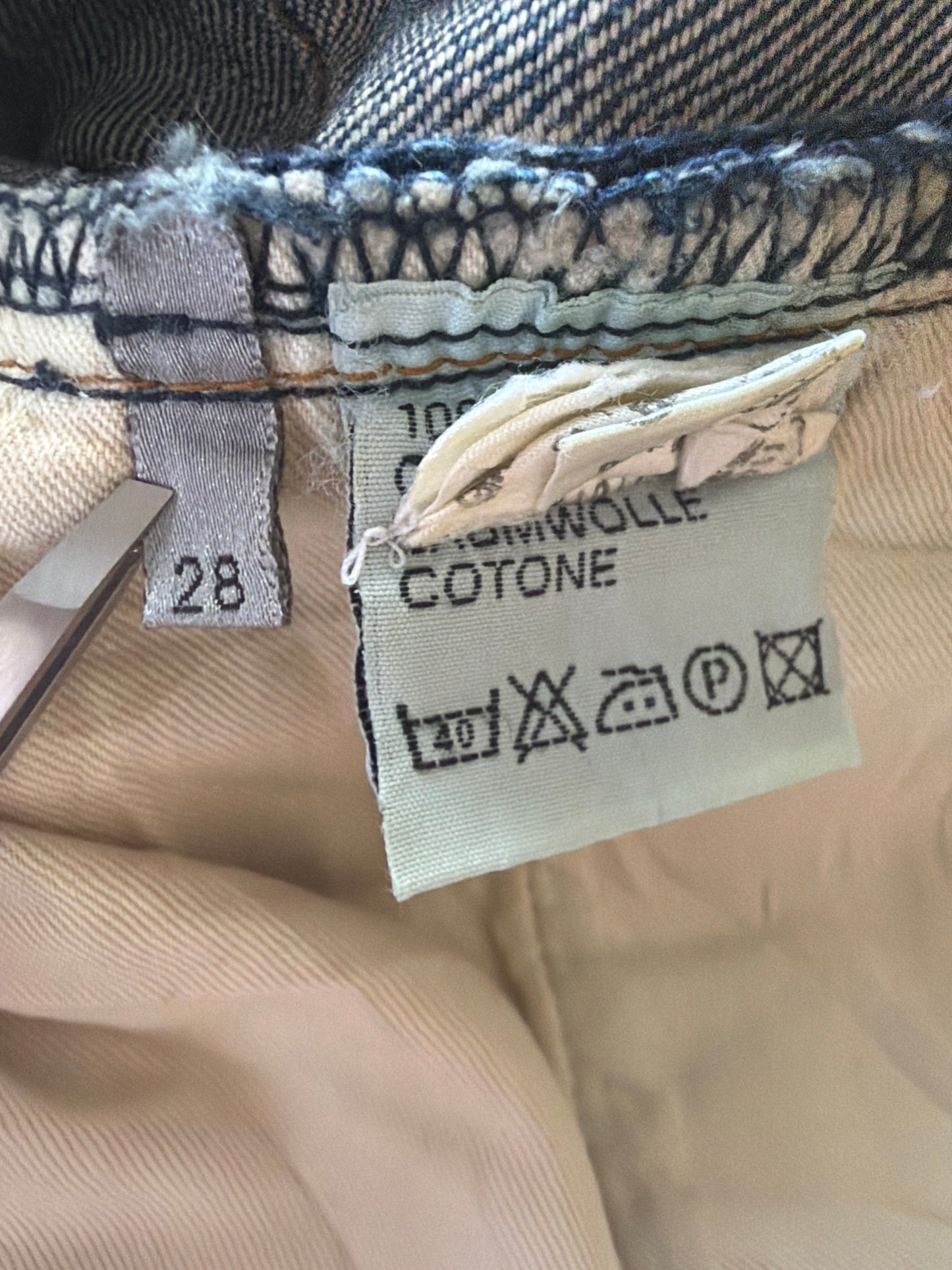 OG Dior Homme AW03 Luster Clawmark Denim
