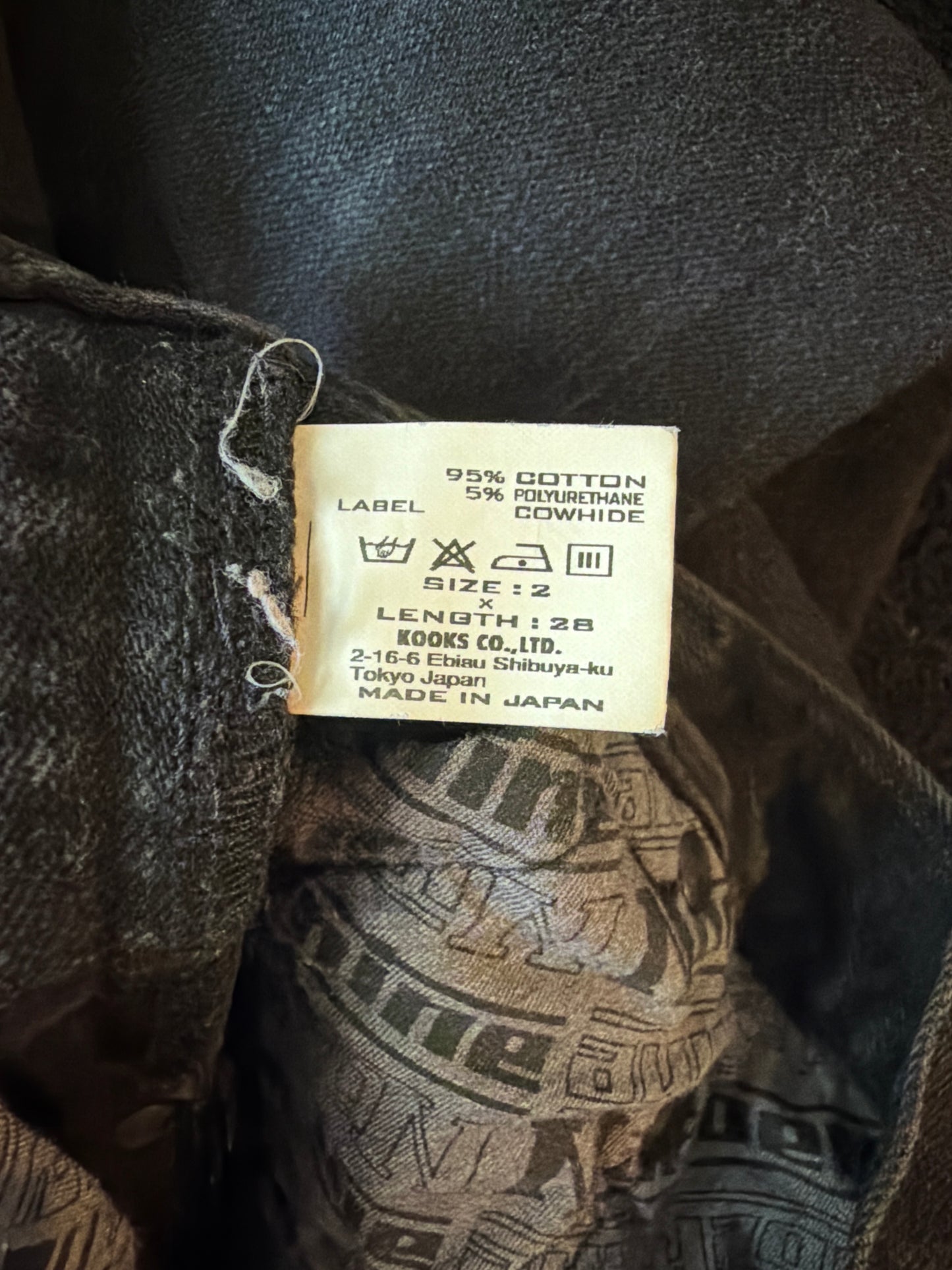 Number (N)ine AW06 Noir Pain Denim
