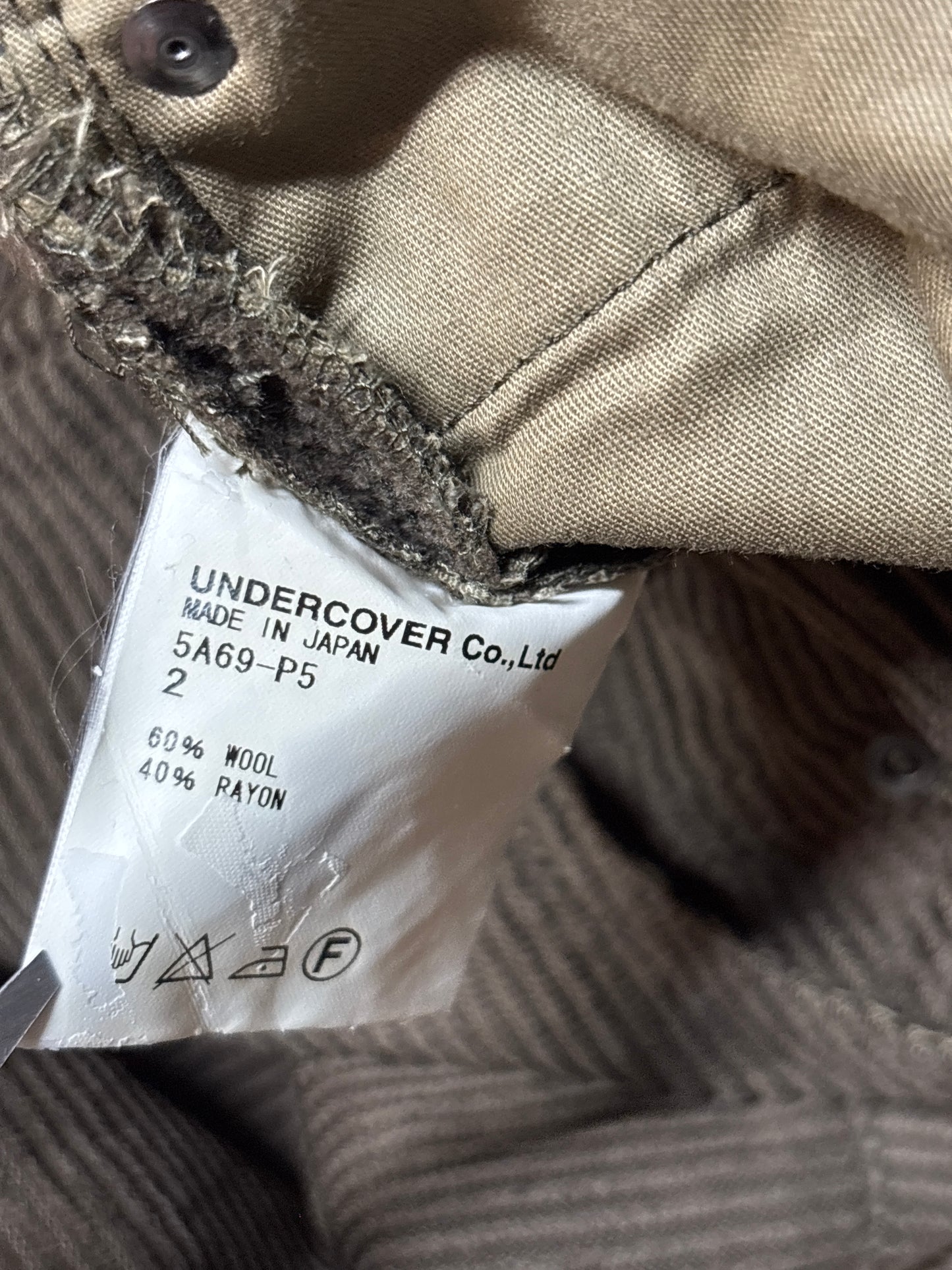 Undercover AW05 Arts & Crafts Corduroy Denim