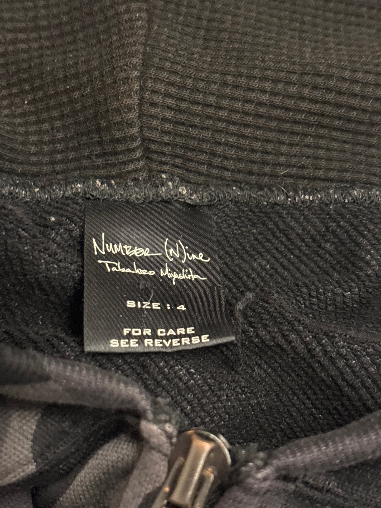 Number (N)ine AW04 Tribal Zip Up Hoodie