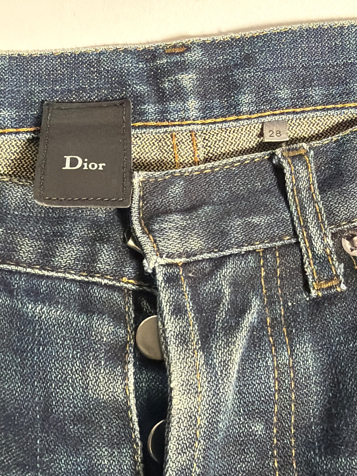 Dior Homme SS05 Whiskered Rust Denim