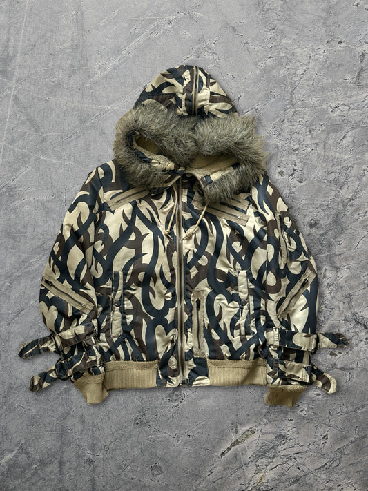 Number Nine AW04 Tribal Fur Bomber