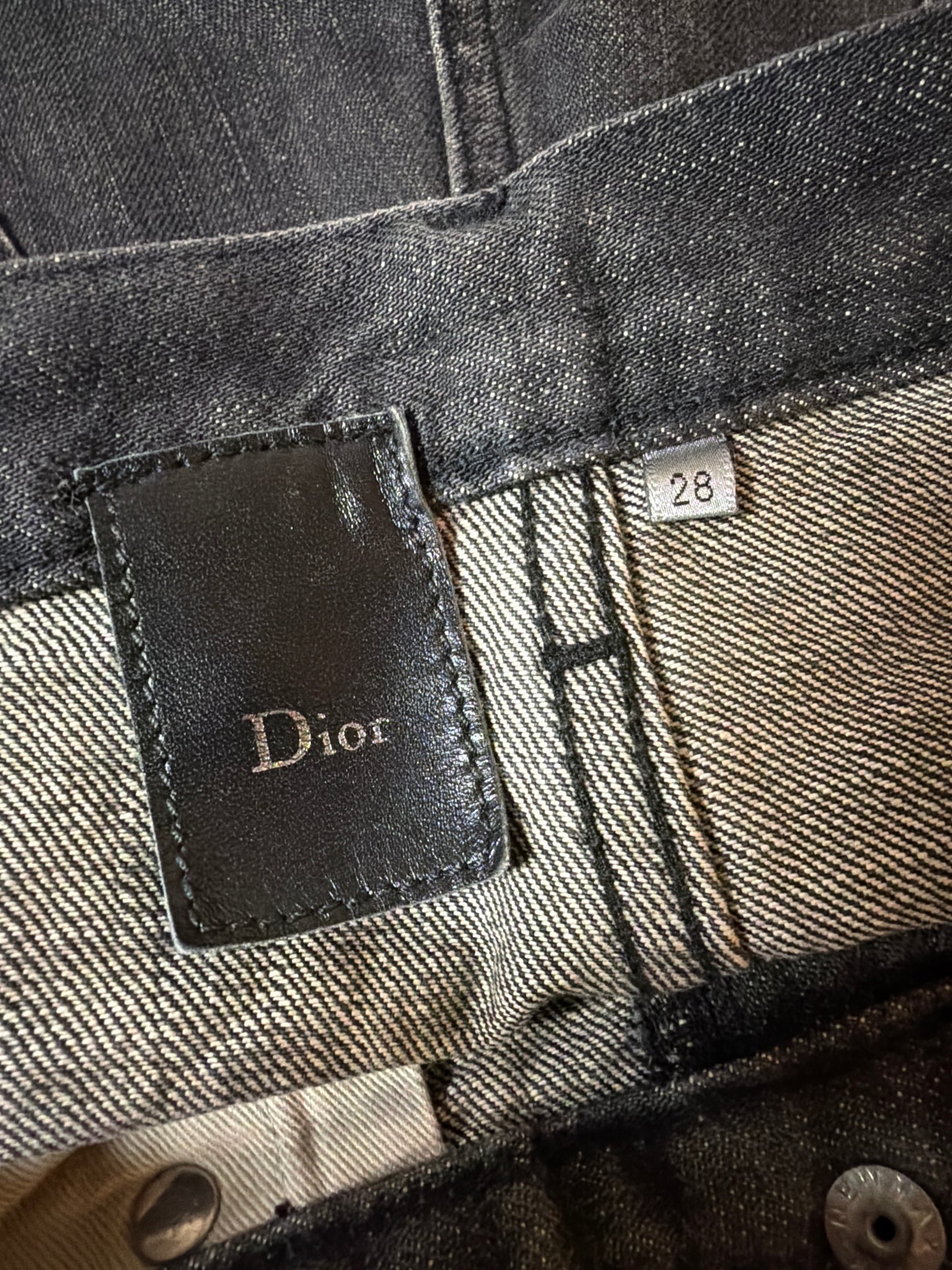 Dior Homme AW05 Black Clawmark Denim