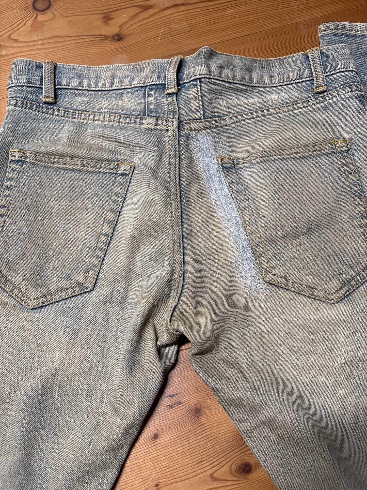Saint Laurent AW13 Mudwash Crash Denim