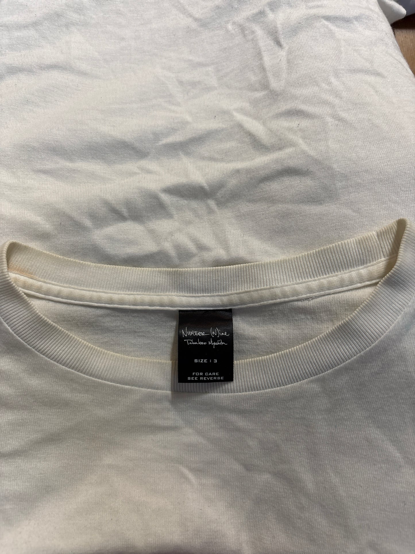 Number (N)ine AW03 Pain Pain Pain Tee