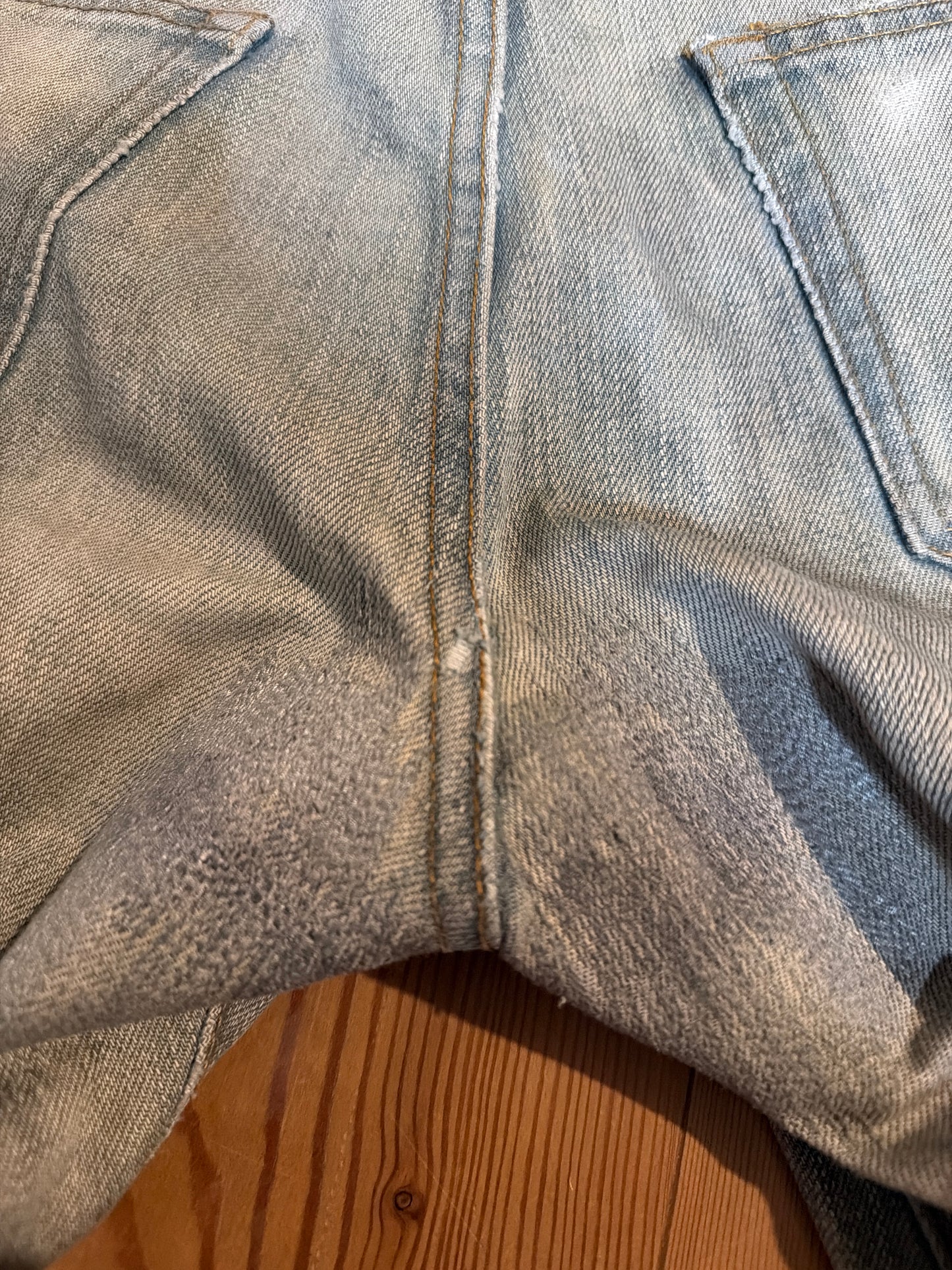 Dior Homme SS04 Dirty Bleu Clair Denim