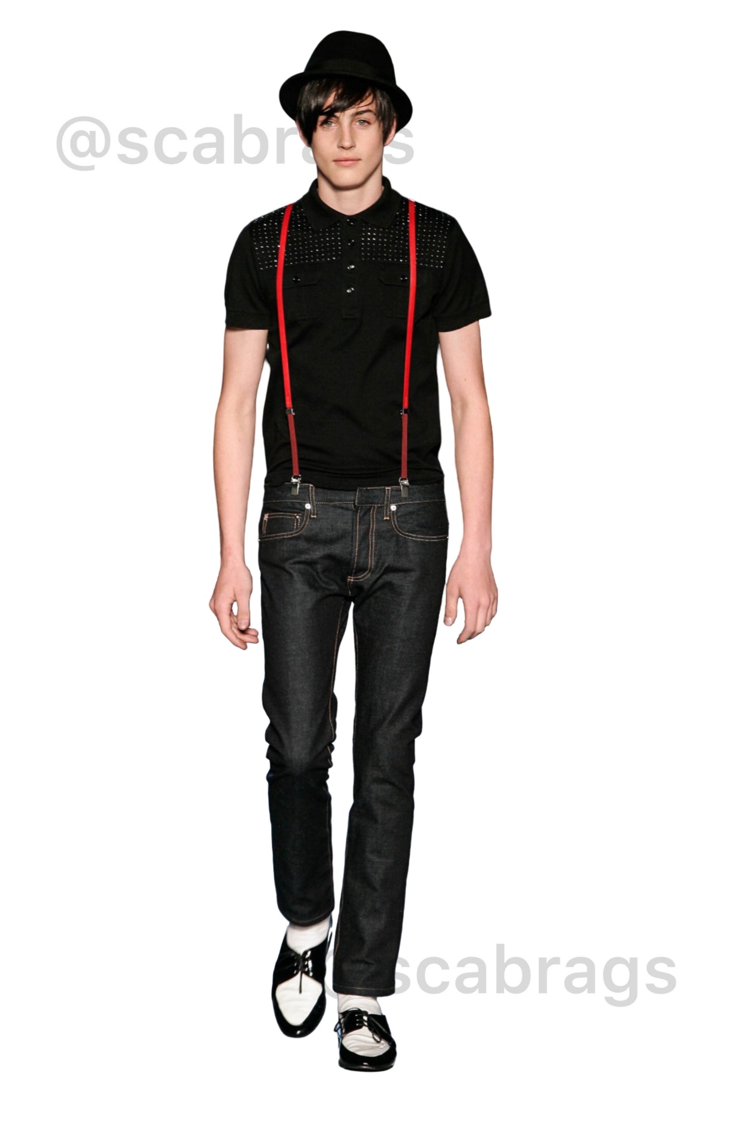 Dior Homme SS06 Runway Studded Polo