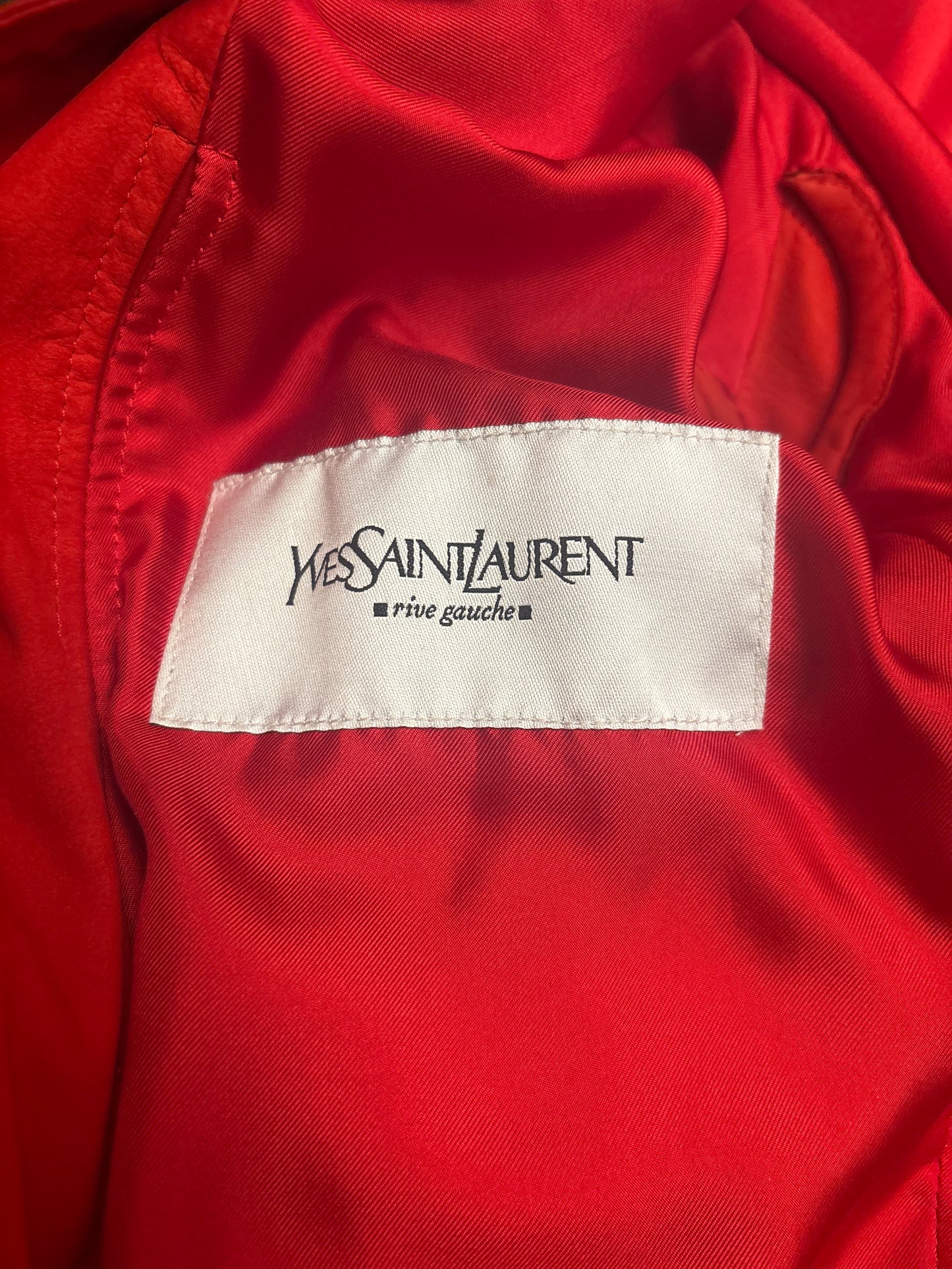 Yves Saint Laurent SS04 Runway Leather Jacket