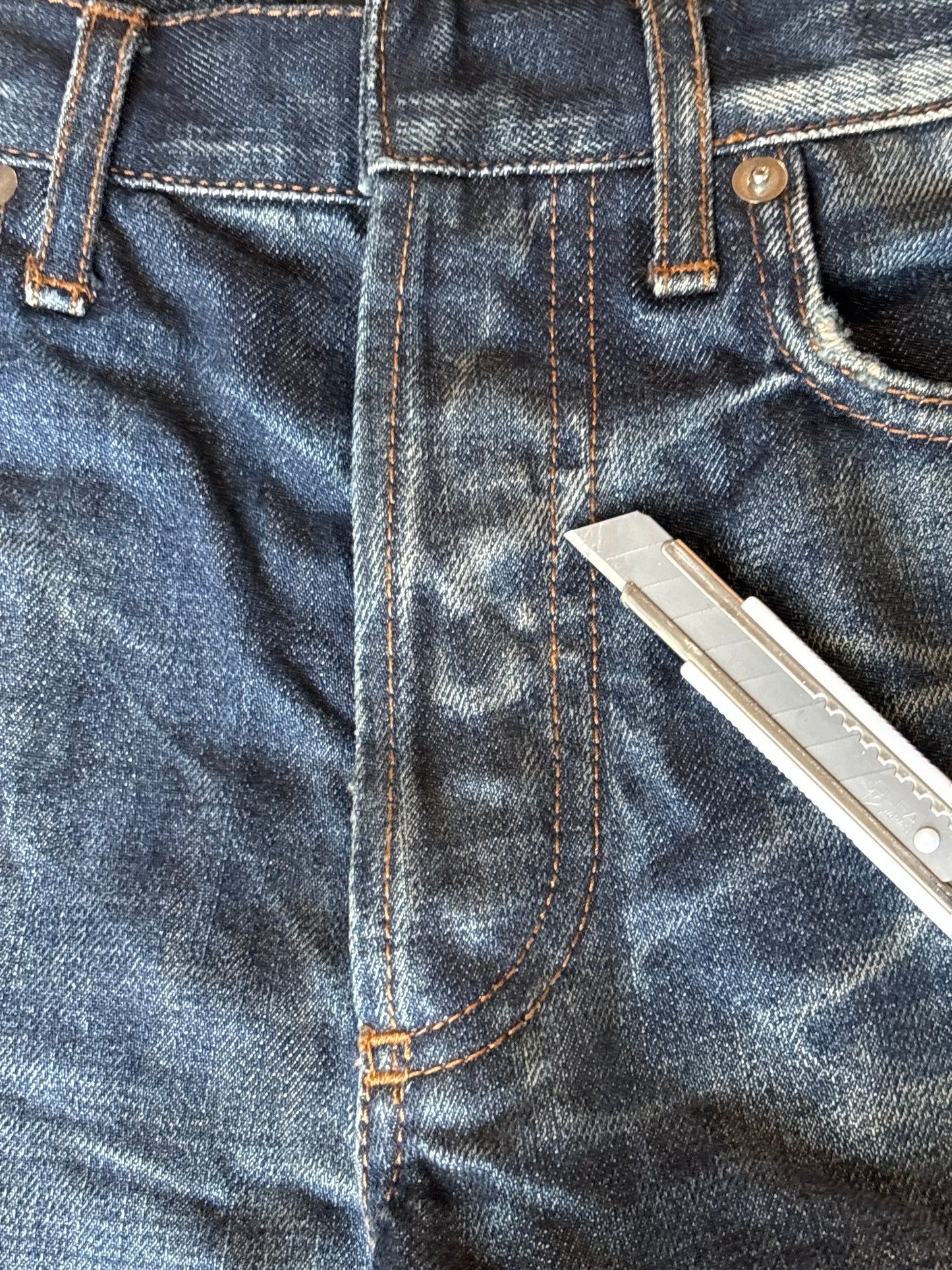 Dior Homme AW10 Whiskered Rust Denim