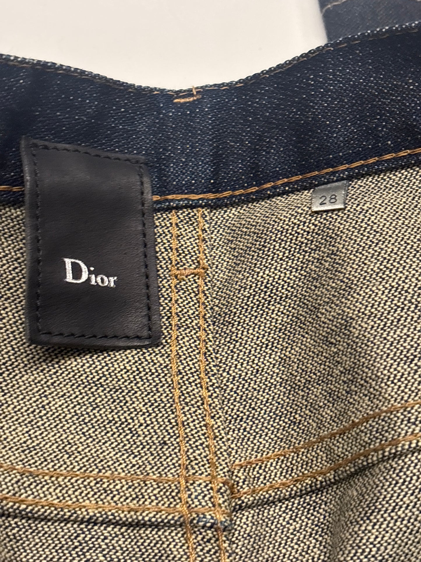 Dior Homme AW05 Coated Bootcut Denim