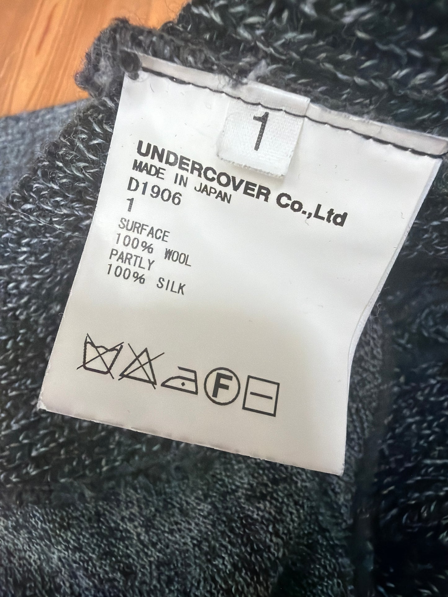 Undercover AW09 Knit Geometric Elongated Turtleneck