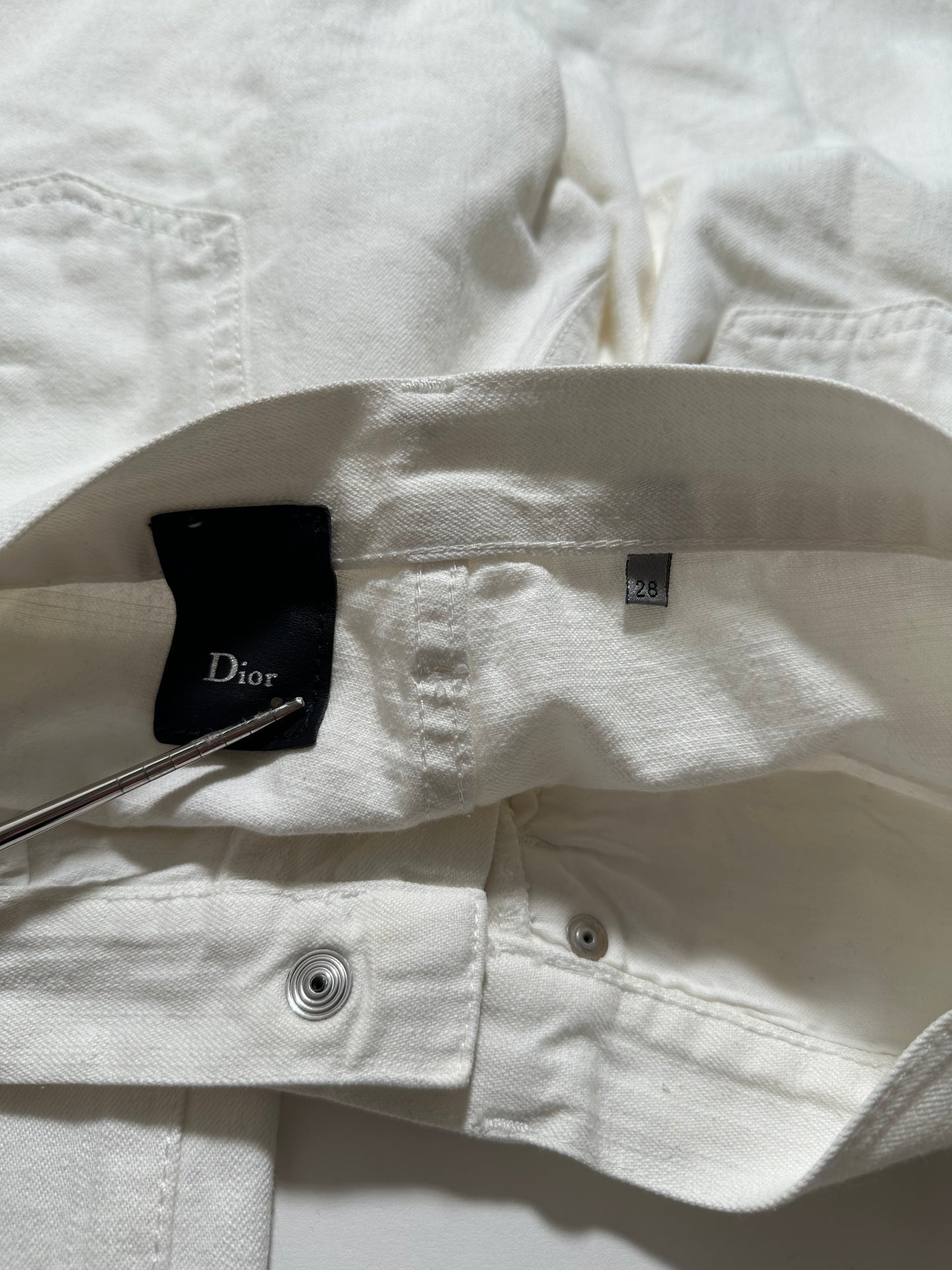 Dior Homme SS06 White Denim