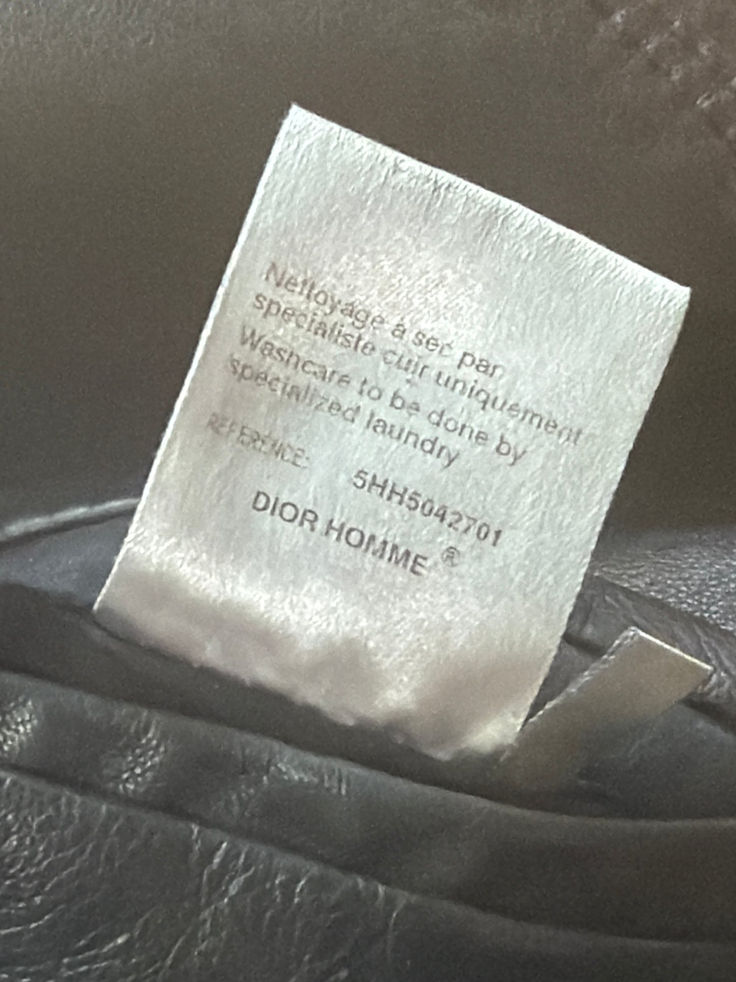Dior Homme AW05 Runway Leather Perfecto “Knight” Jacket
