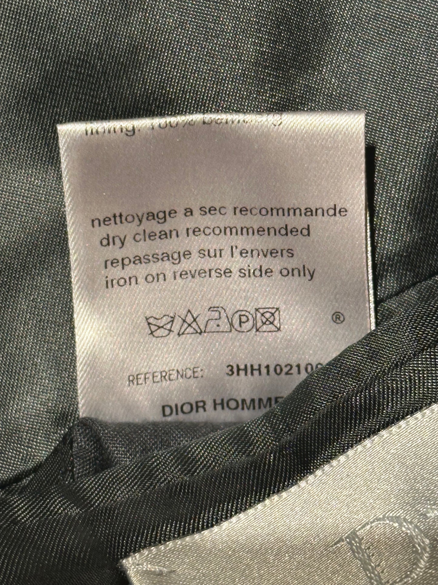 Dior Homme AW03 Luster PVC Coated Blazer