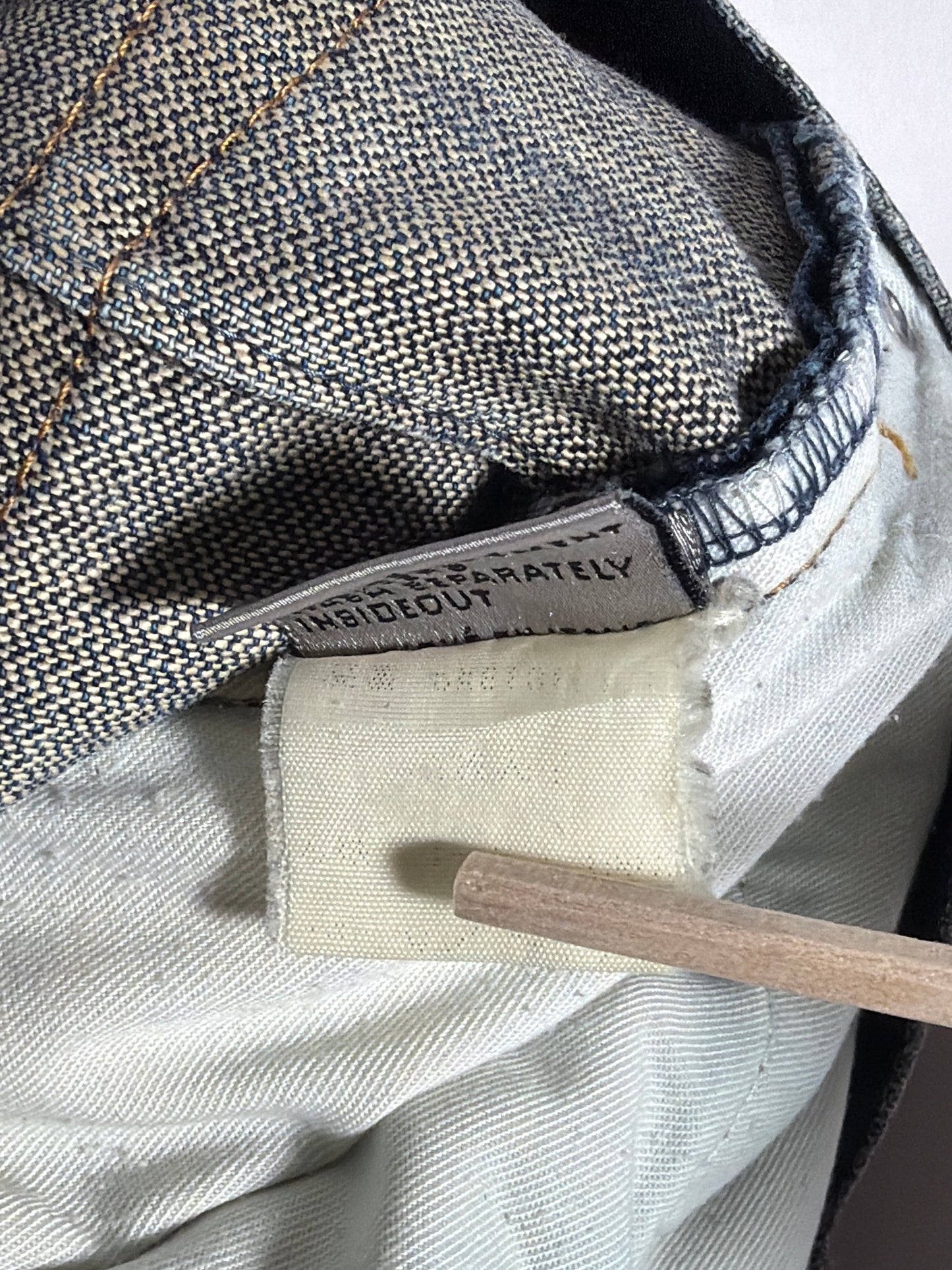 Dior Homme SS05 Whiskered Rust Denim