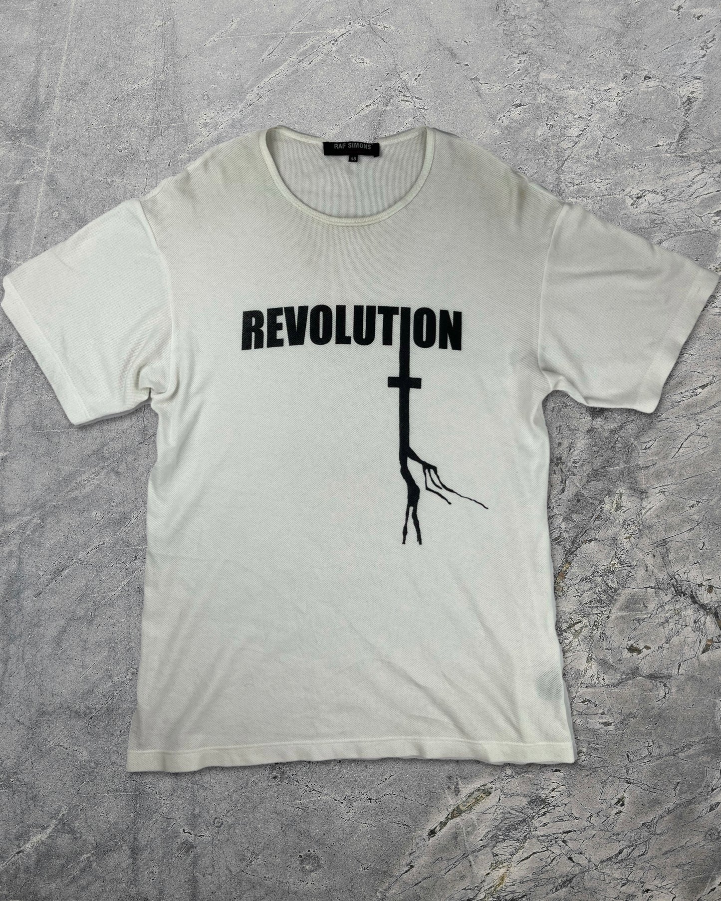 Raf Simons SS02 Revolution Mesh Tee Limited Edition Rare